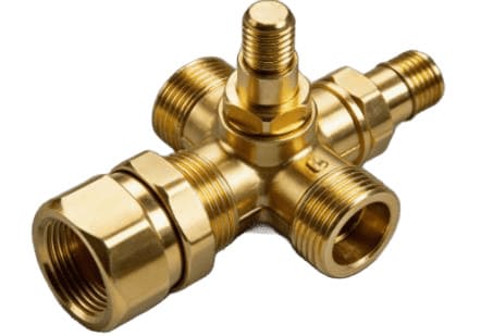 Valve copper alloy parts.